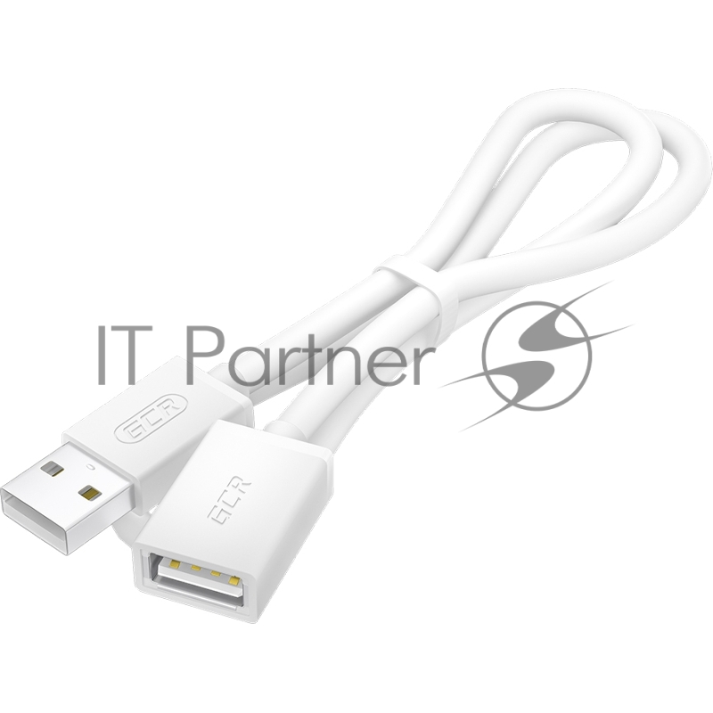Удлинитель GCR 1.8m USB AM/AF, белый, GCR-51093