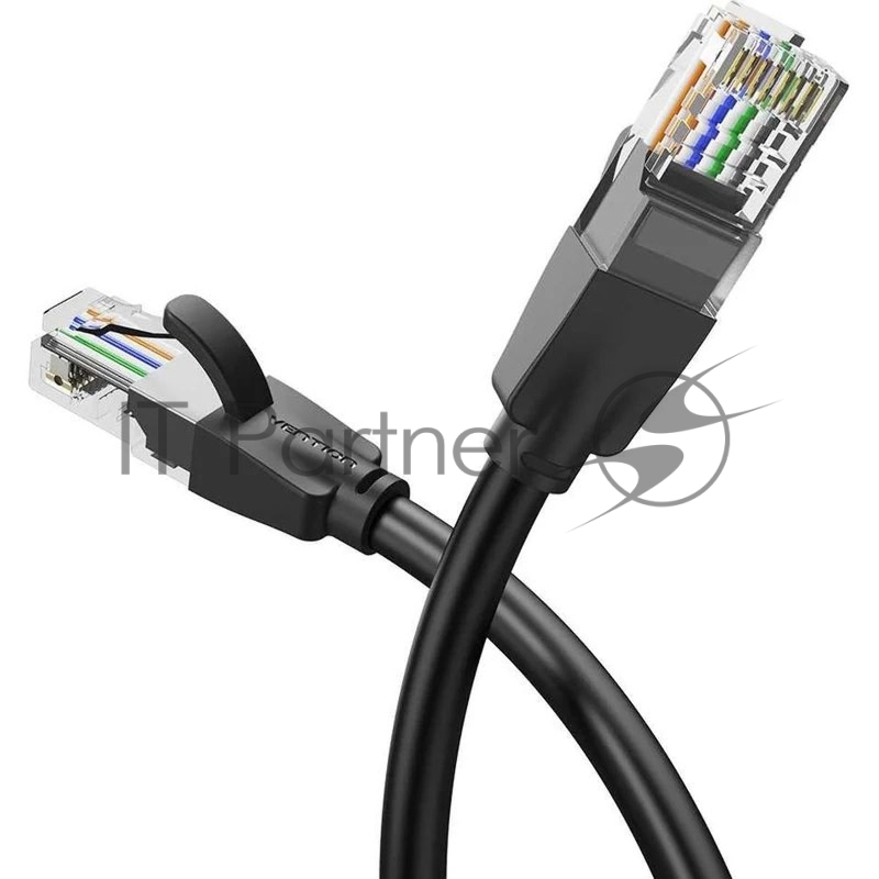 Патч-корд Vention прямой UTP cat.6, RJ45 - 8м. Черный