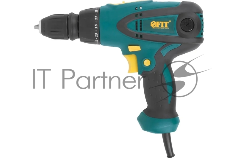 Дрель-Шуруповерт эл. 280 Вт, 0-350/1100 об/мин, БзП 10 мм, рез. накл., 25 Нм, БС щеток, 1,4 кг, коробка