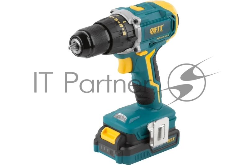 Дрель-Шуруповерт акк. 20 В, 0-400/1400 об/мин, 50 Нм, 2 (Li-Ion) 2,0 Ач, 1,5 ч., бесщеточный, рез. накл., кейс