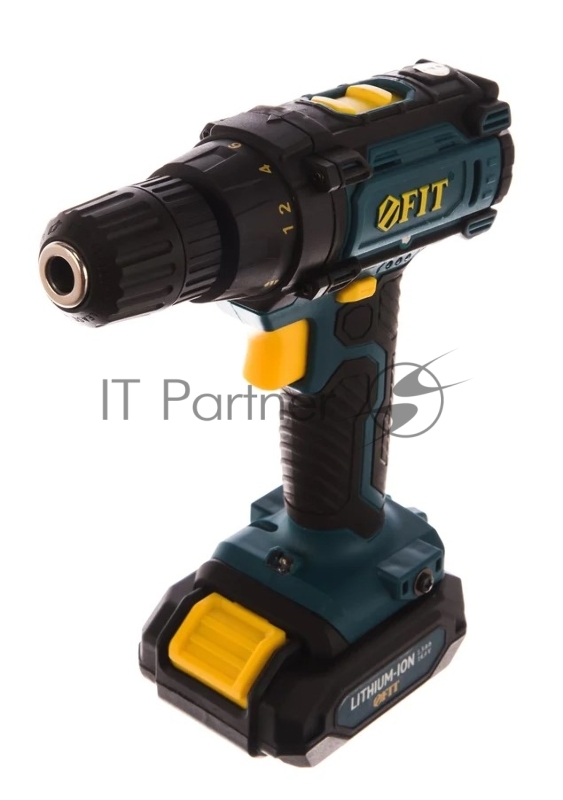 Дрель-Шуруповерт акк. 14,4 В, 0-450/1550 об/мин, 23 Нм, 2 (Li-Ion) 1,3 Ач, 1,5 ч., рез. накл., кейс