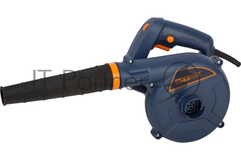 Воздуходувка-пылесос MAX-PRO 600 Вт, 6000-16000 об/мин, 3500 л/мин, 1,5 кг, дополнительные щетки, коробка