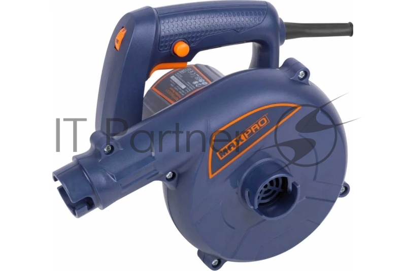 Воздуходувка-пылесос MAX-PRO 600 Вт, 6000-16000 об/мин, 3500 л/мин, 1,5 кг, дополнительные щетки, коробка