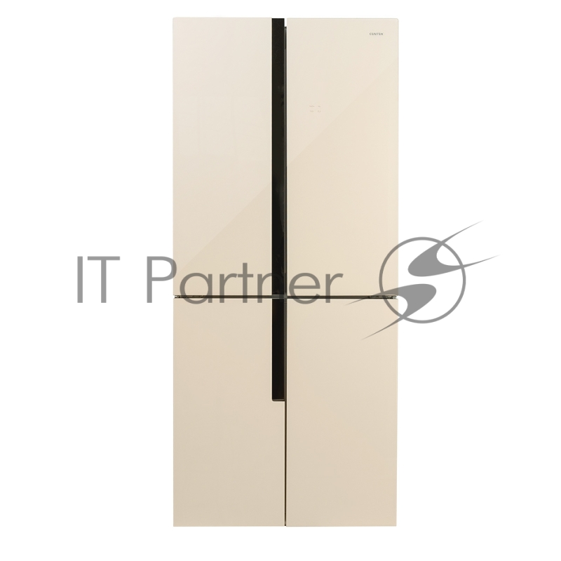 Холодильник Centek CT-1750 NF Beige INVERTER No-Frost<434л (154л/280л) > 785х717х1815мм(ДхШхВ), А++