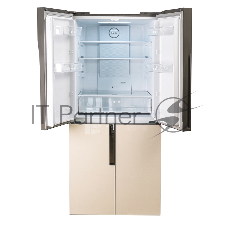 Холодильник Centek CT-1750 NF Beige INVERTER No-Frost<434л (154л/280л) > 785х717х1815мм(ДхШхВ), А++