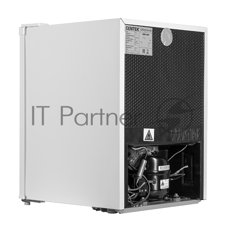 Холодильник Centek CT-1702 белый однокамерный 66л