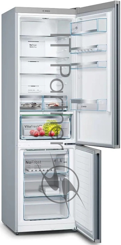 Холодильник Bosch KGN39LB30U черный двухкамерный 279/87л морозилка снизу