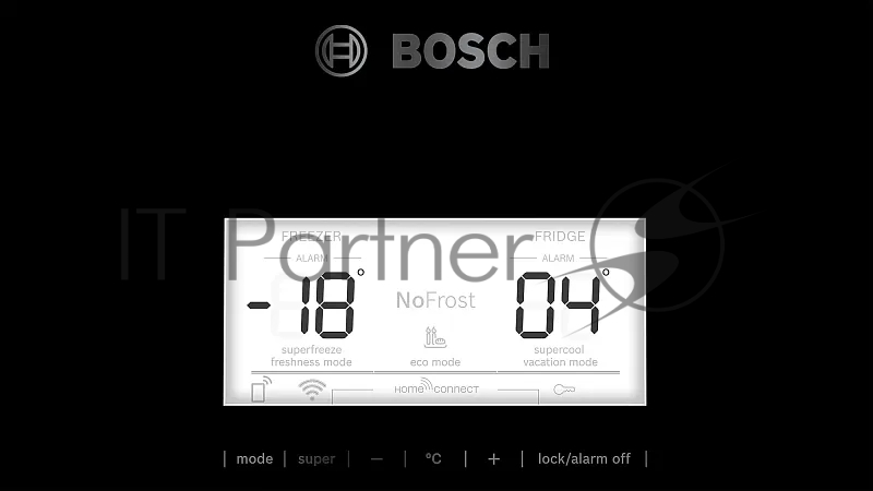 Холодильник Bosch KGN39LB30U черный двухкамерный 279/87л морозилка снизу