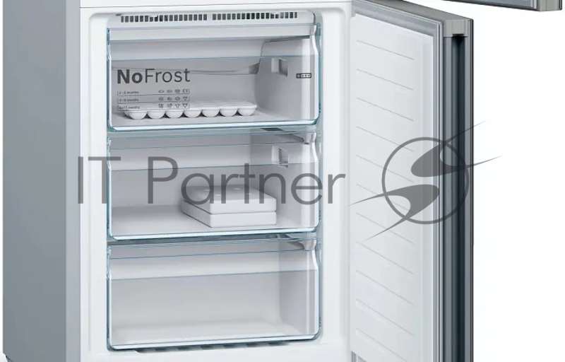 Холодильник Bosch KGN39LB30U черный двухкамерный 279/87л морозилка снизу