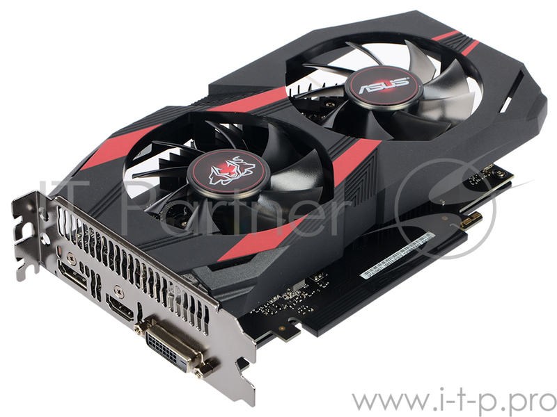 Видеокарта ASUS GeForce GTX 1050 Ti 4ГБ CERBERUS-GTX1050TI-A4G (GeForce GTX 1050 Ti, DDR5, DVI, HDMI, DP) (PCI-E)