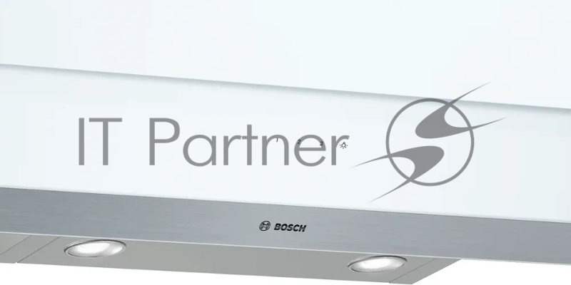 Вытяжка для настенного монтажа Bosch DWK065G20T Наклонная, 530м3/ч, 60см, цвет: белый