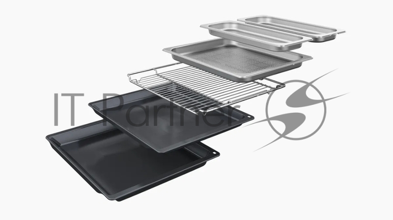 Духовой шкаф Bosch HSG7361B1 Home Connect!! Serie 8, черный, 21 режим + комбинированные режимы, функция приготовление на пару 100%, 4-слойное остекление, 3 цветных текстовых TFT-дисплея 2,5 с сенсорным управлением, ControlRing, функции HomeConnect, т