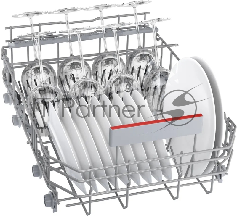 Встраиваемая посудомоечная машина Bosch, 45 см, 10 комплектов, электронное управление, дисплей, энергоэффективность А+, уровень шума 48 дБ, цвет белый