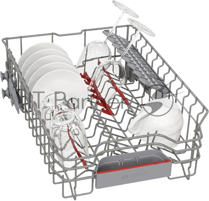 Встраиваемая посудомоечная машина Bosch, 45 см, 10 комплектов, электронное управление, дисплей, энергоэффективность А+, уровень шума 48 дБ, цвет белый