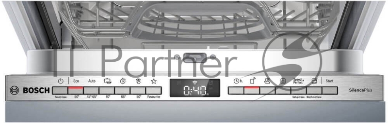 Встраиваемая посудомоечная машина Bosch SPV4EMX10E загрузка на 10 комплектов посуды, электронное управление, 6 программ, 44.8x55x81.5 см, нержавеющая сталь цвет, сушка: с открыванием дверцы/с теплообменником, индикация на полу: луч
