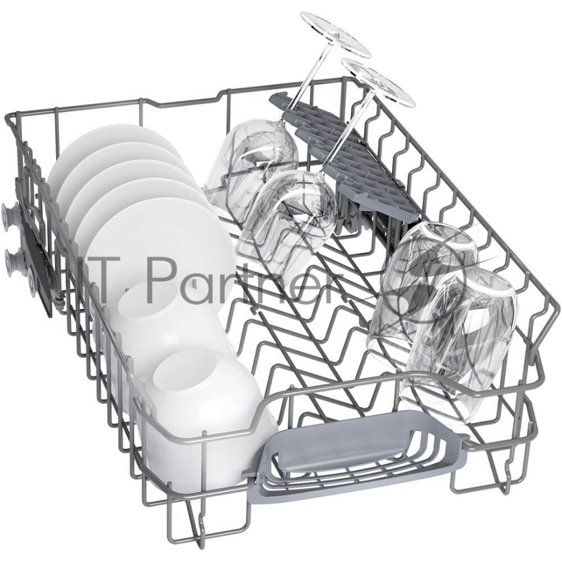 Встраиваемая посудомоечная машина Bosch SPV4EMX10E загрузка на 10 комплектов посуды, электронное управление, 6 программ, 44.8x55x81.5 см, нержавеющая сталь цвет, сушка: с открыванием дверцы/с теплообменником, индикация на полу: луч