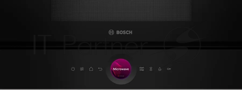 Встраиваемая микроволновая печь Bosch BER7321B1 900Вт, 5 режимов, кварцевый гриль,инвертер, 21 л, черный, петли справа