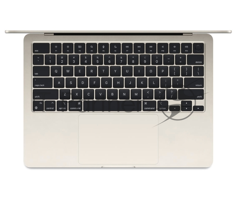 Ноутбук Apple 13-inch MacBook Air: Apple M3 with 8-core CPU, 8-core GPU/8GB/256GB SSD - Starlight/EN