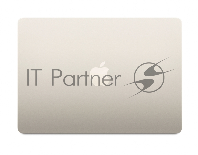 Ноутбук Apple 13-inch MacBook Air: Apple M3 with 8-core CPU, 8-core GPU/8GB/256GB SSD - Starlight/EN