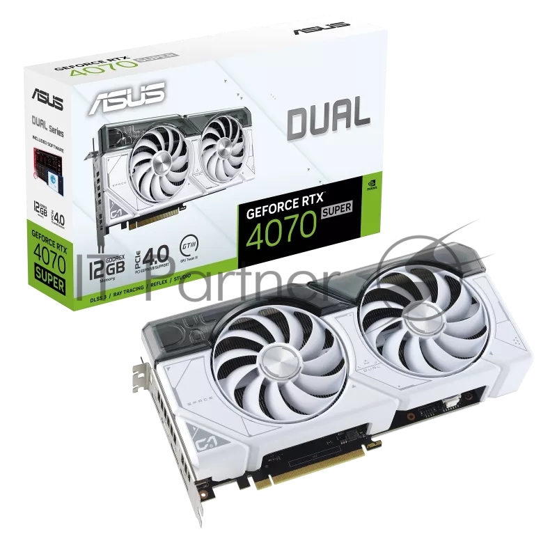 Видеокарта DUAL-RTX4070S-12G-WHITE