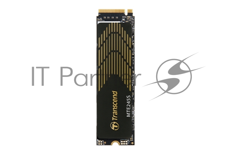 Твердотельный накопитель Transcend SSD MTE245S, 2000GB, M.2(22x80mm), NVMe 1.4, PCIe 4.0 x4, 3D NAND, R/W 5300/4600MB/s, IOPs 620 000/480 000, TBW 600, DWPD 0.33, 5 лет