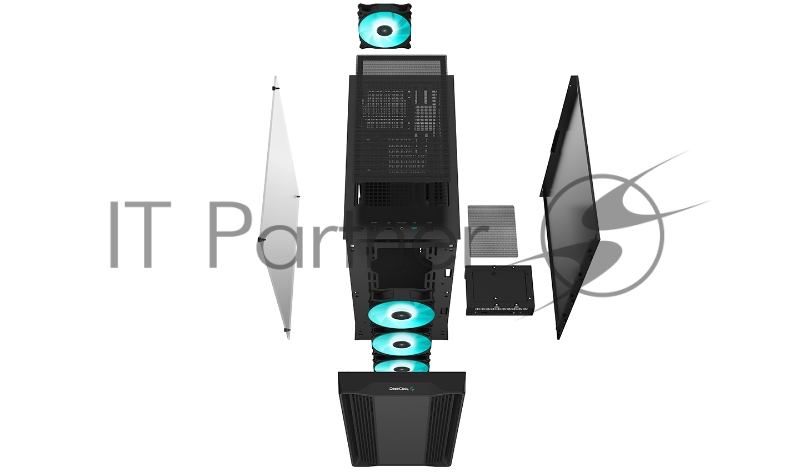 Корпус ПК без блока питания Deepcool Case CG540 Black