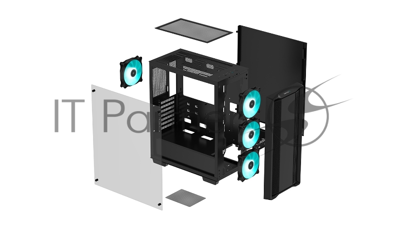 Корпус ПК без блока питания Deepcool Case CG540 Black