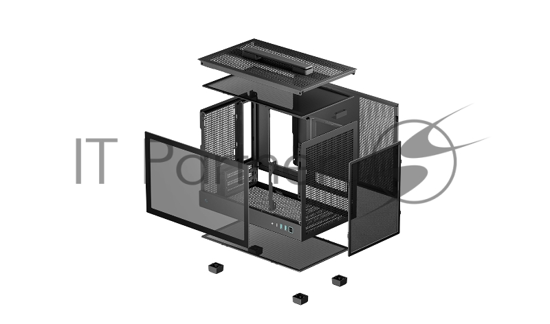 Корпус ПК без блока питания Deepcool Case CH160 Black