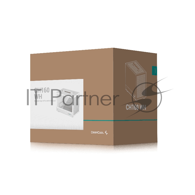 Корпус ПК без блока питания Deepcool Case CH160 White