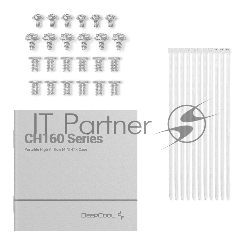 Корпус ПК без блока питания Deepcool Case CH160 White