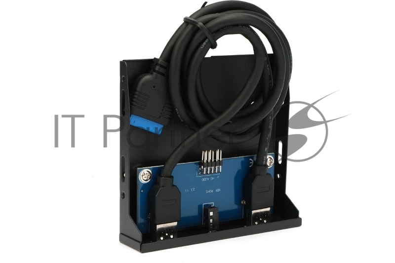 Планка USB 3.0 на переднюю панель 3.5 Gembird, FP3.5-USB3-2A-HDA, 2xUSB-A 3.0 + 1xHD audio