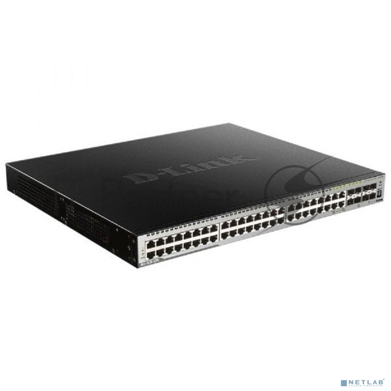 Управляемый L3 PoE-коммутатор D-Link DGS-3630-52PC/A2ASI PROJ стекируемый, 44x1000Base-T, 4x10GBase-X SFP+, 4xCombo 1000Base-T/SFP, ПО SI