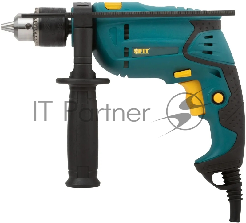 Дрель ударная FIT ID-501 500 Вт, 0-2900 об/мин, КлП 10 мм, 1,6 кг, рез. накл, коробка