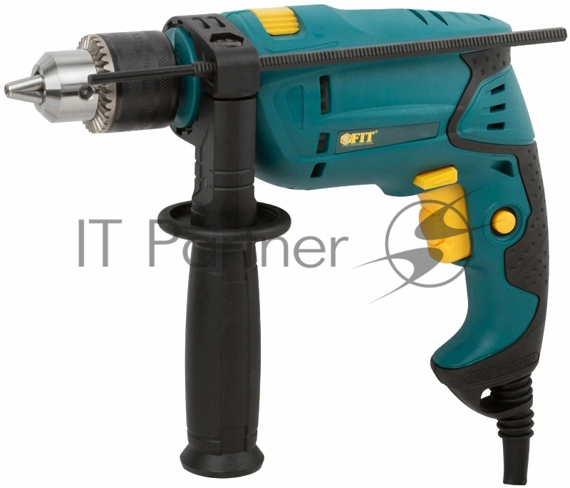 Дрель ударная FIT ID-501 500 Вт, 0-2900 об/мин, КлП 10 мм, 1,6 кг, рез. накл, коробка