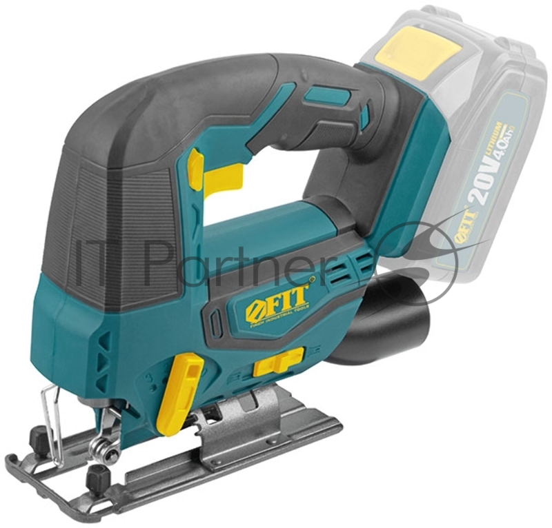 Лобзик акк. 20 В, 0-2500 ход/мин, БзП, маятник, 80 мм, 1,6 кг, рез. накл., без АКБ, коробка
