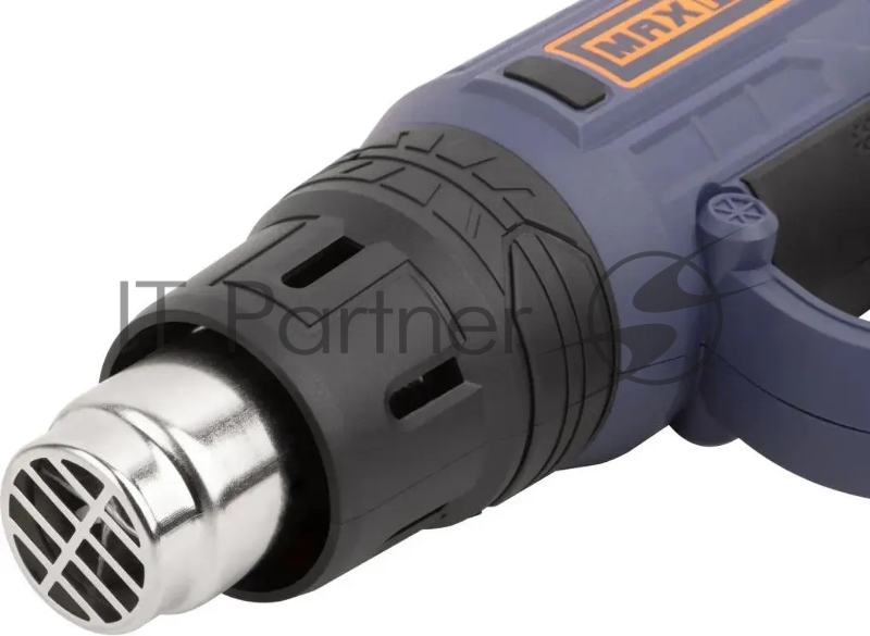 Фен технический MAX-PRO MPHG2001 2000 Вт, 60/350/600°C, 500 л/мин, 0,76 кг, резиновый кабель, резиновые вставки, кор.