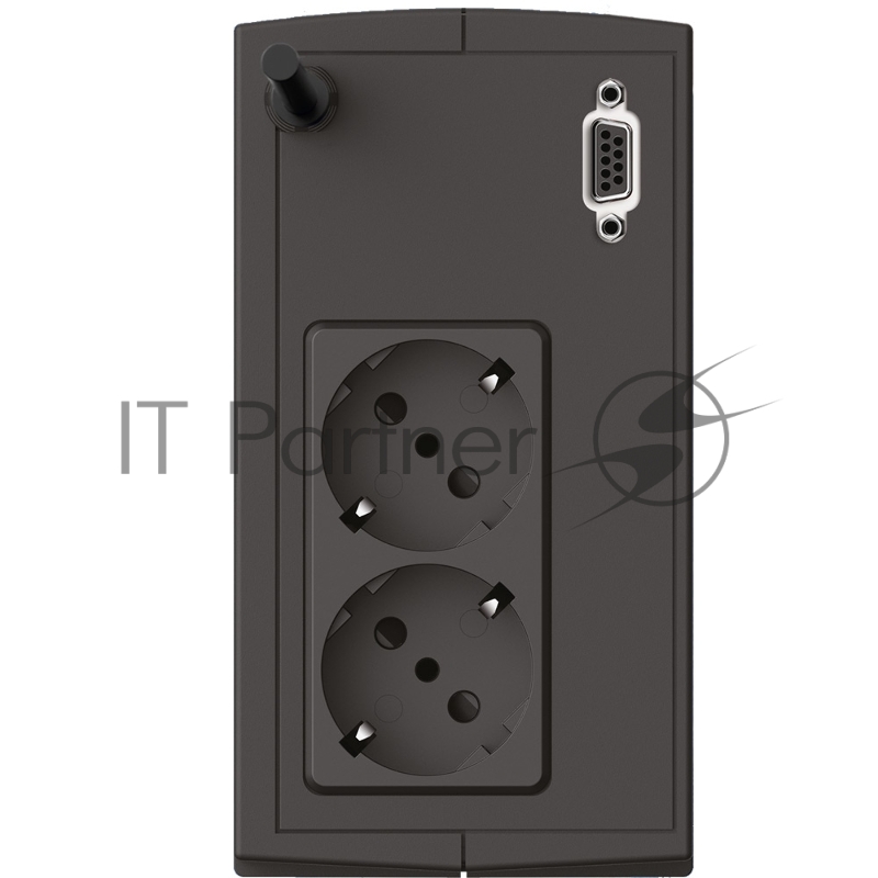 Источник бесперебойного питания UPS Сайбер Электро СТАРТ ПЛЮС-700ВА-ЕВРО Линейно-интерактивный 700ВА/360Вт. RS-232(2 EURO) (12В /5Ач.)