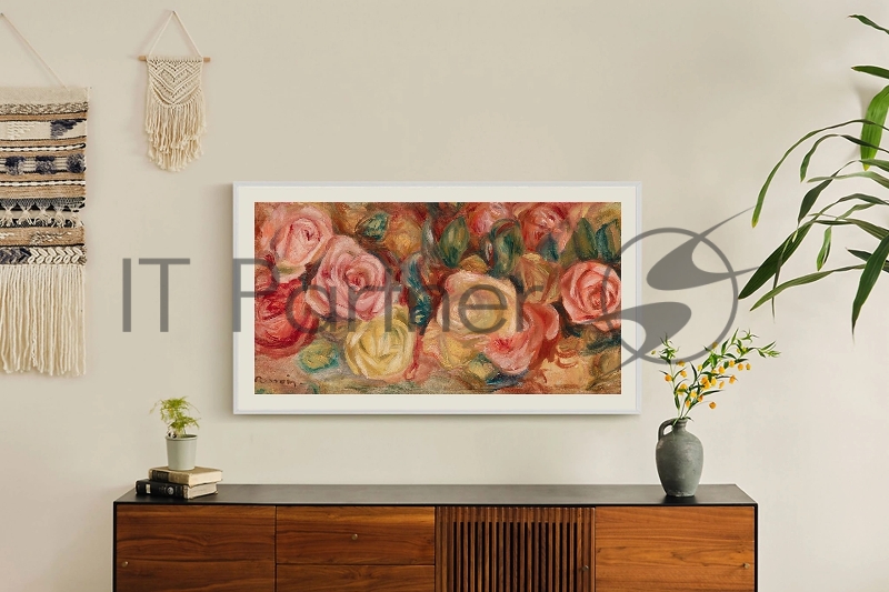 Телевизор QLED Samsung 75 QE75LS03DAUXRU The Frame черный 4K Ultra HD 120Hz DVB-T2 DVB-C DVB-S2 USB WiFi Smart TV