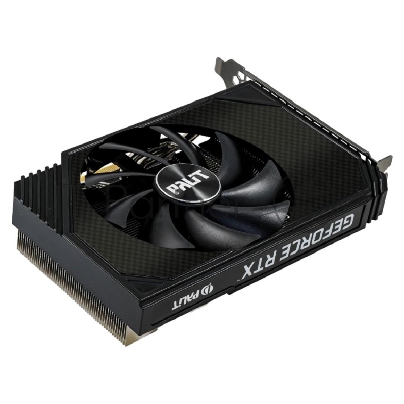 Видеокарта Palit RTX3050 STORMX 6Gb NVIDIA GeForce RTX 3050 6Gb PCI-E 4.0 96bit GDDR6 1042/14000 DVIx1 HDMIx1 DPx1 HDCP Ret
