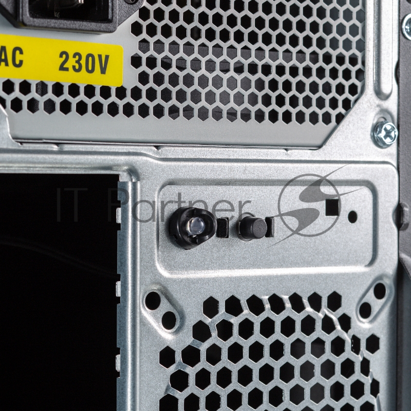 Корпус с блоком питания 450Вт Case Foxline FL-733R-FZ450R-U32-NRP mATX case, black, w/PSU 450W 12cm, w/2xUSB2.0, w/2xUSB3.0, w/P-lock, w/E-lock, w/rear LED lighting button, w/pwr cord, w/o FAN