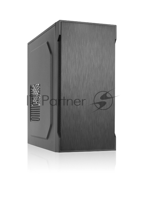Корпус с блоком питания 450Вт Foxline FL-708-FZ450 mATX case, black, w/PSU 450W 8cm, w/2xUSB2.0, w/pwr cord, w/o FAN
