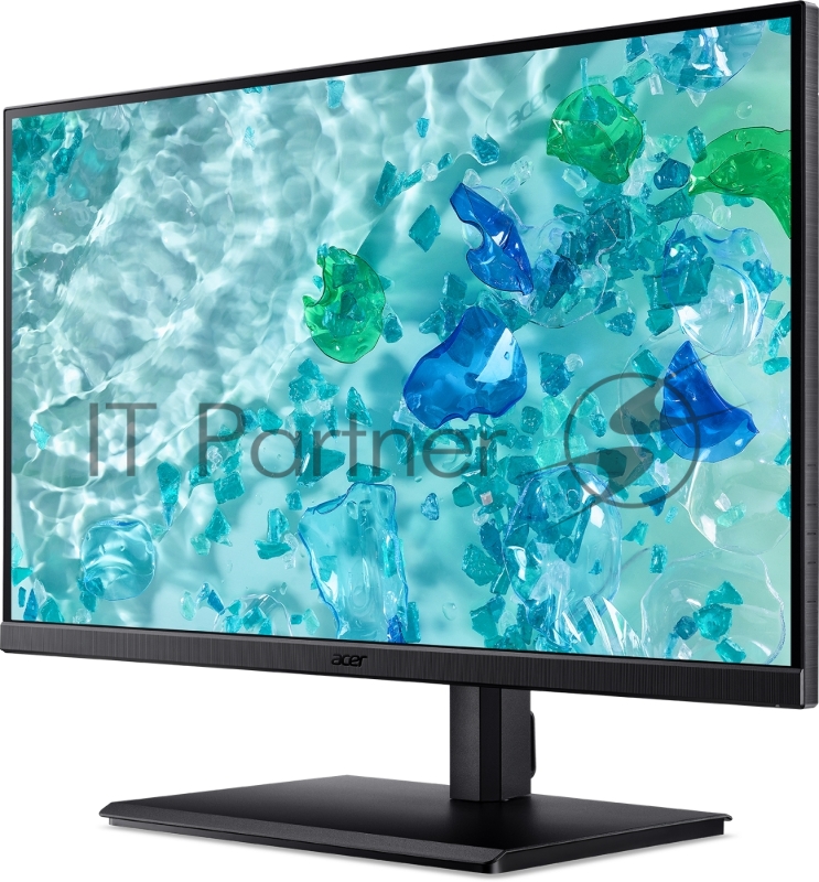 Монитор ACER B277KC3BMIPRUZX 27, ZeroFrame Yes, Black, 16:9, IPS, 3840x2160, 4ms, 350cd, 60Hz, 2xHDMI(2.0) + 1xDP(1.2) + 1xType-C(90W) + Audio out + USB3.2x4+USB-B (2up 4down), Speakers 2Wx2, sync: FreeSync, hdr: HDR 10, hadj 150, DE: Delta E<1