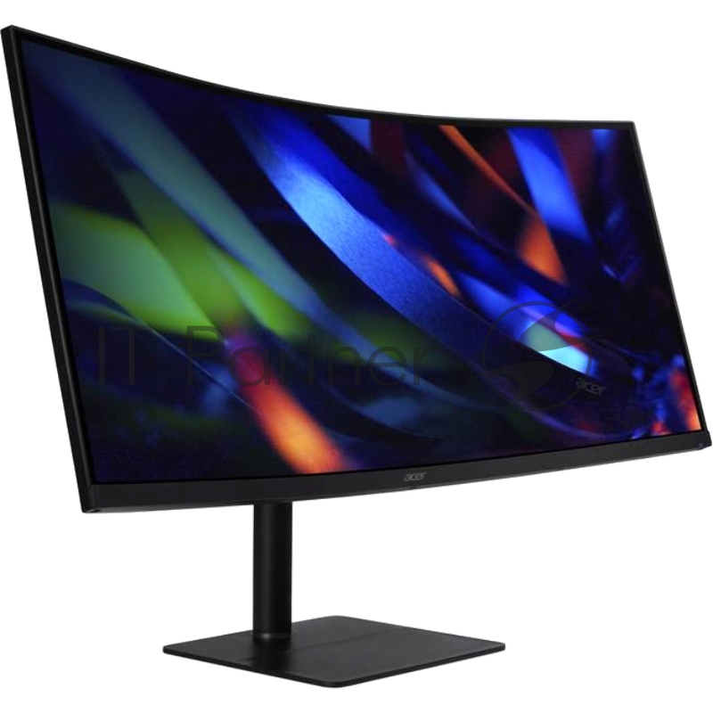 Монитор ACER CZ342CURVbmiphuzx 34, ZeroFrame, Curved 1000R Black, 21:9, VA, 3440x1440, 1 / 0,5ms, 300cd, 180Hz, 1xHDMI(2.0) + 1xDP(1.4) + 1xType-C(65W) + Audio out + USB2.0+USB-B (2up 2down), Speakers 3Wx2, FreeSync Premium, HDR 10, H.Adj. 110, Delta