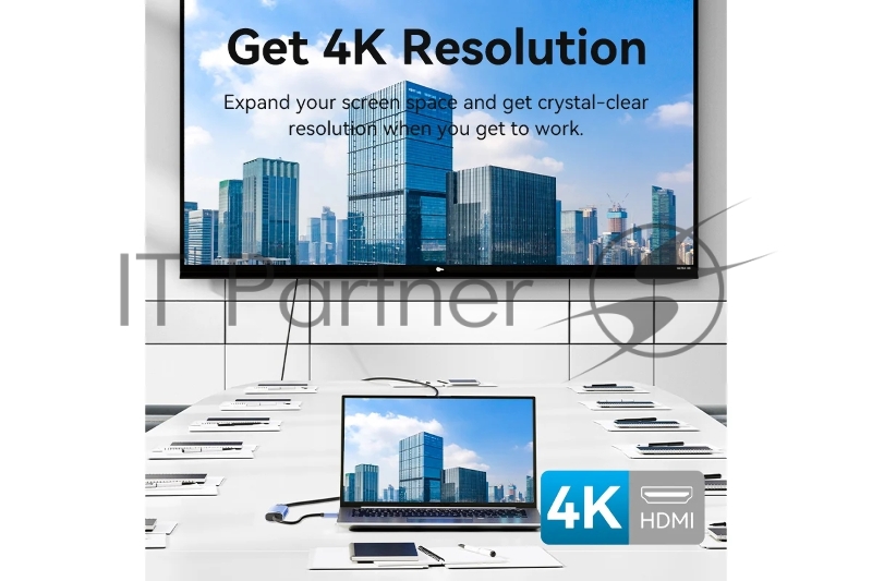 Мультифункциональный хаб Vention USB Type C 5 в 1