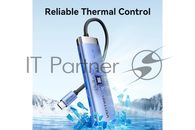 Мультифункциональный хаб Vention USB Type C 5 в 1
