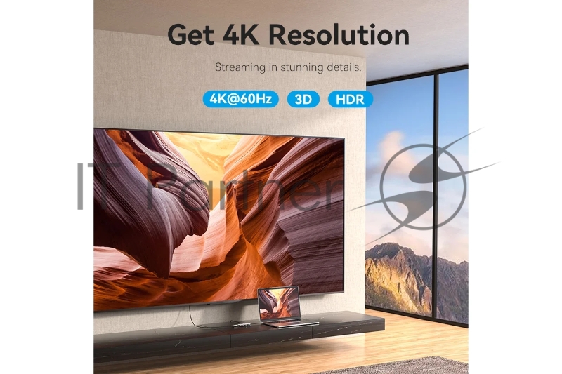 Мультифункциональный хаб Vention USB Type C 6 в 1