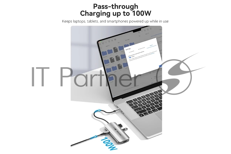 Мультифункциональный хаб Vention USB Type C 6 в 1