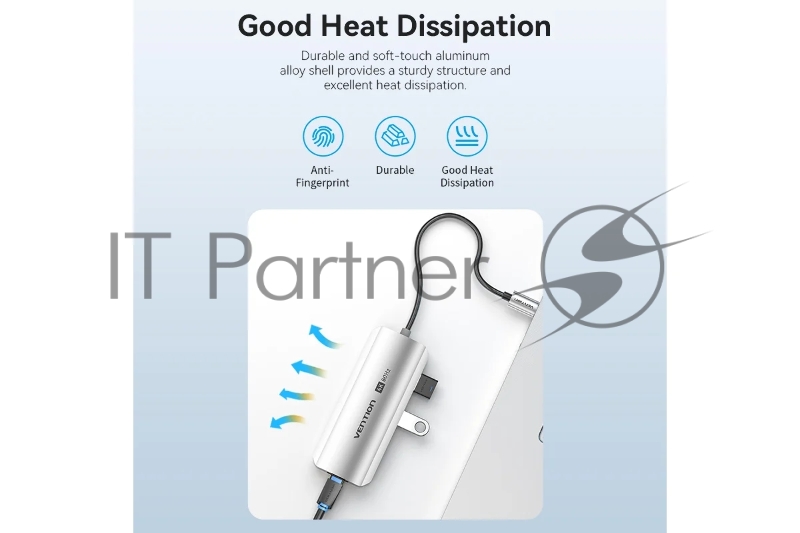 Мультифункциональный хаб Vention USB Type C 6 в 1