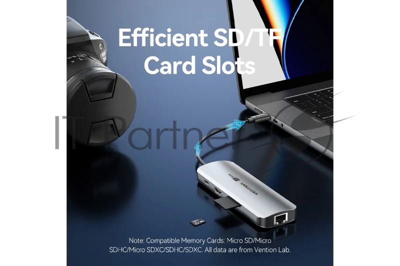 Мультифункциональный хаб Vention USB Type C 8 в 1