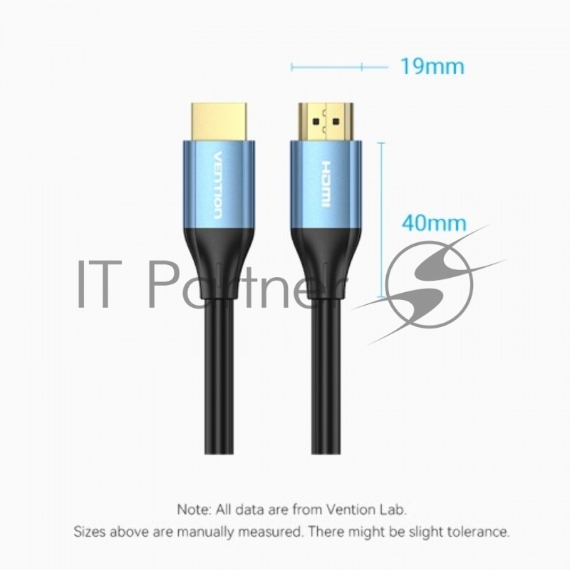 Кабель Vention HDMI High speed v2.0 with Ethernet 19M/19M - 15м